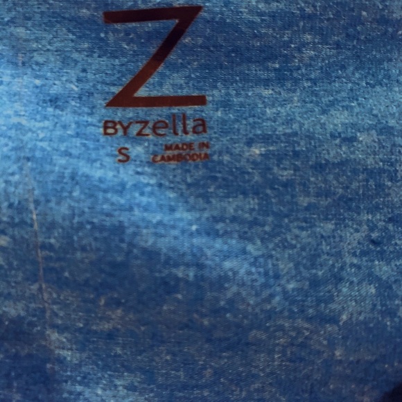 Z by Zella Blue Performance Top Size S - Picture 3 of 3